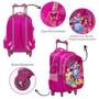 Imagem de Bolsa Escolar Menina Princesas Carrinho Led Pisca Pisca