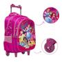 Imagem de Bolsa Escolar Menina Princesas Carrinho Led Pisca Pisca