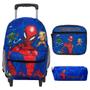 Imagem de Bolsa Escolar Menino Juvenil Rodinha Homem Aranha Infantil