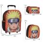 Imagem de Bolsa Escolar Menino Naruto Carrinho Creche Resistente Rodas