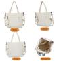 Imagem de Bolsa Feminina Alça Lateral Transversal Espaçosa Moderna Média Casual Reforçada Mochila Juvenil Volta as Aulas Dia a Dia 
