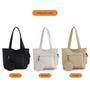 Imagem de Bolsa Feminina Alça Lateral Transversal Espaçosa Moderna Média Casual Reforçada Mochila Juvenil Volta as Aulas Dia a Dia 