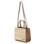 Imagem de Bolsa Feminina Bicolor Com Bolso Externo + Alça Lateral !