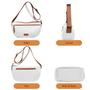 Imagem de Bolsa Feminina Casual Alça Transversal Moderna Lateral Moderna Elegante Crossbody Passeio Trote Porta Celular Fashion Dia a Dia Reforçada