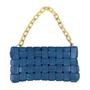 Imagem de Bolsa Feminina Clutch Fernanda Azul Royal Alça Remomovível