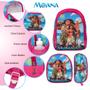 Imagem de Bolsa Feminina Escolar Com Lancheira e Estojo Moana Costa