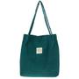 Imagem de Bolsa Feminina Shoppe bag Veludo VERDE-MUSGO