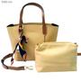 Imagem de Bolsa Feminina Transversal / Mão Kit 2 pçs com Necessaire e Lenço 9385