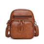 Imagem de Bolsa Feminina Vintage De Couro PU Crossbody Bolsa Mensageiro Pequena Bolsa Diária De Bolso Para