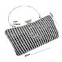 Imagem de Bolsa Festa Clutch Feminina Glam Com Strass Cor Chumbo