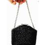 Imagem de Bolsa Festa Clutch Mini Com Strass Preto Todo Em Detalhes