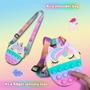 Imagem de Bolsa Fidget Sichy Pop Bag It - Brinquedo Pop It com Unicórnio