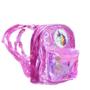Imagem de Bolsa Infantil Feminina Mochilinha Unicornio Com Brilho Holográfico Pink