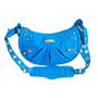 Imagem de Bolsa Jade feito com Couro Croco Blue (B0282)