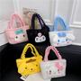 Imagem de Bolsa Kawaii Hello Kitty Sanrio - Saco de Pelúcia Macio com Cinnamoroll e Kuromi