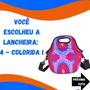 Imagem de Bolsa Lancheira Térmica Neoprene Adulto Infantil Colorida