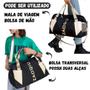 Imagem de Bolsa Mala De Mão Mochila Grande Viagem Academia Unissex