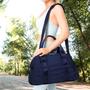 Imagem de Bolsa Mala Feminina Viagem Academia Esporte Treino Fitnes Porta Tenis Transversal