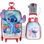 Imagem de Bolsa Mala Mochila e Lancheira com 3 Rodinhas e Relevo 3D 