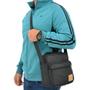 Imagem de Bolsa Masculina Transversal Pasta Carteiro - bolsa tiracolo para mototaxi - shoulder bag média - pochete masculina