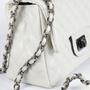 Imagem de Bolsa Matelasse Social Luxo Couro Off White Onix