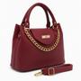 Imagem de Bolsa Média Feminina Detalhes De Corrente Com Alça Transversal E Divisórias