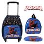 Imagem de Bolsa Menino Infantil Creche + Lancheira + Estojo Spider Man