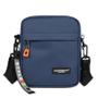 Imagem de Bolsa Mensageiro Masculina Casual Oxford - Pequena com Zíper e Alça Lateral