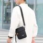 Imagem de Bolsa Mensageiro Masculina Casual Oxford - Pequena com Zíper e Alça Lateral