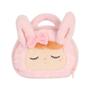 Imagem de Bolsa Metoo Plush Coelha Rosa Com Laço e Alça De Mão