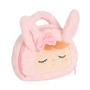 Imagem de Bolsa Metoo Plush Coelha Rosa Com Laço e Alça De Mão