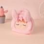 Imagem de Bolsa Metoo Plush Coelha Rosa Com Laço e Alça De Mão