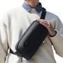 Imagem de Bolsa Mini Shoulder Bag Moda Tiracolo Impermeável Slim Transversal Ombro Pequena Pochete Necessaire Viagem Ajustável