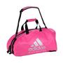 Imagem de Bolsa Mochila Adidas Kick Boxing 2in1 PU Rosa/Prata