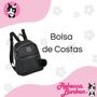 Imagem de Bolsa Mochila De Costas Preta Crinkle Rebecca Bonbon Semax