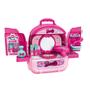 Imagem de Bolsa Mochila de Maquiagem Infantil e Casinha Beauty Station Salão de Beleza Replay Kids 