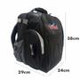 Imagem de Bolsa Mochila De Pesca Sumax SM 1203 Com 3 Estojos Preta