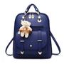 Imagem de Bolsa Mochila Feminina Com Chaveiro Urso material sintético BL1201