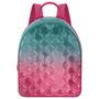 Imagem de Bolsa Molekinha Mochila Infantil Menina Rosa Azul Transparente