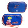 Imagem de Bolsa Nécessaire Naruto de Viagem Multiuso Azul Oficial VIZ - Zona Criativa