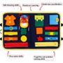 Imagem de Bolsa Pasta Infantil Montessori Pedagógica  Atividades Aprendizados e Diversão