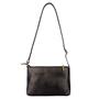 Bolsa pequena transversal de couro Iris preta Feminino - Andrea Vinci Imagem de Bolsa pequena transversal de couro Iris preta Feminino