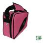 Imagem de Bolsa pesca porta carretilhas ou molinete ebf - 6 espaços ajustaveis rosa