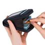 Imagem de Bolsa Porta-Cartões Vertical com Zíper - Feminina, Portátil e Estilo Coreano