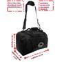 Imagem de Bolsa sacola mala de viagem média com alça tira colo porta tênis  poliéster25litros