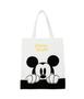 Imagem de Bolsa Sacola Retangular Mickey Preto Branco 40x33cm - Disney