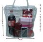 Imagem de Bolsa sacola transparente com zíper bolso frontal tamanho médio para clubes ,cdp material PVC