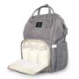 Imagem de Bolsa Saída Maternidade Mochila Impermeável Bebê Mãe Térmica Enxoval Suporte Mamadeira Multifunção Importado