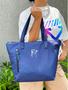 Imagem de Bolsa Shopper Nylon FITNESS de Ombro Clean Esportiva Academia Bags Gym Masculino Feminino Ziper Vertical Frontal Resistente Treino Crossbody Unisex