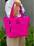 Imagem de Bolsa Shopper Nylon TENTANDO SER FITNESS de Ombro Clean Esportiva Academia Bags Gym Masculino Feminino Ziper Vertical Frontal Resistente Treino Crossb